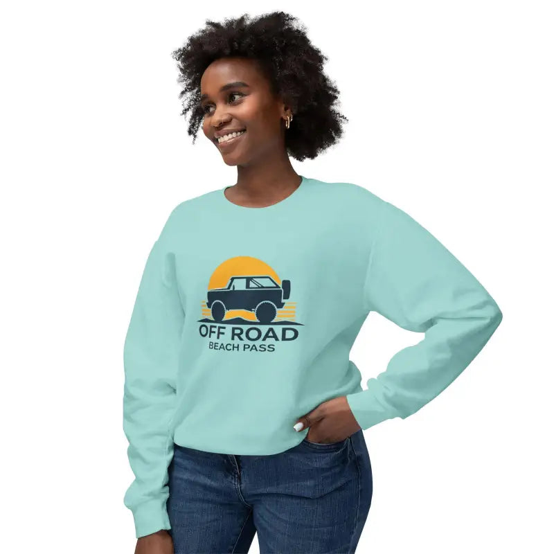Ocean State Styles Sweatshirt Off Road Beach Pass Graphic