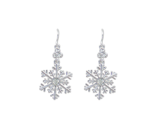 Crystal Snowflakes - Earrings
