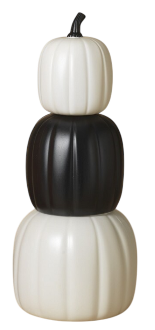 Modern Stacked Pumpkins