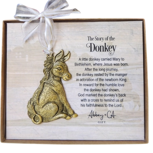 The Story Of The Donkey Ornament