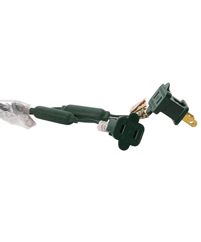 50-Light 5mm Warm White Frosted LED Green Wire Light Set
