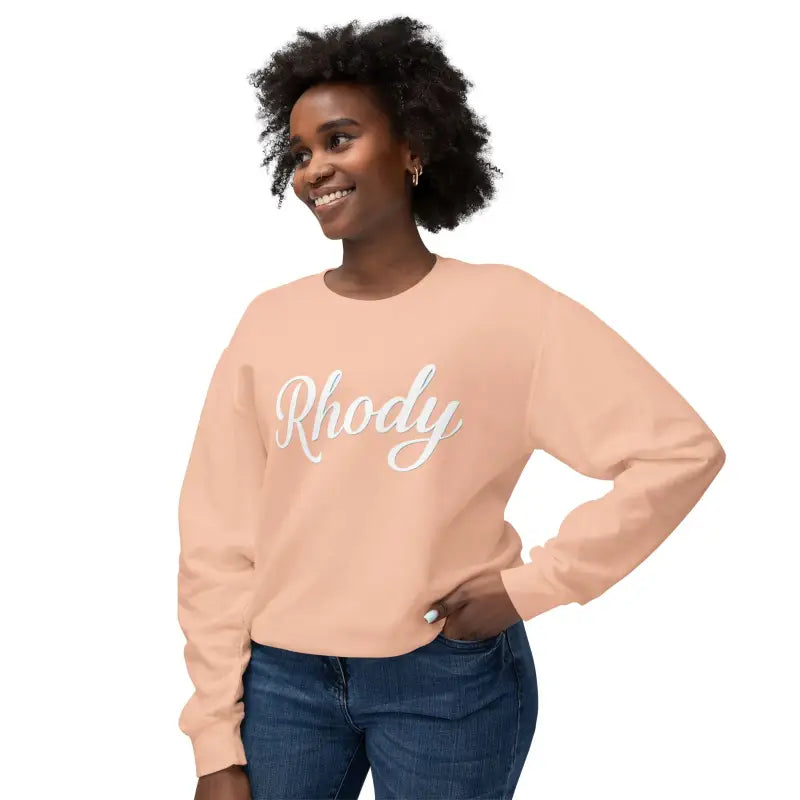 Ocean State Styles Sweater Rhody Script Lightweight
