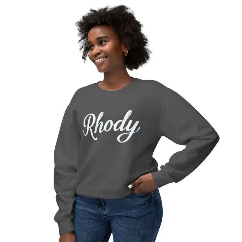 Ocean State Styles Sweater Rhody Script Lightweight