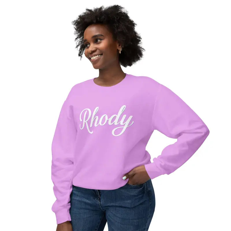 Ocean State Styles Sweater Rhody Script Lightweight