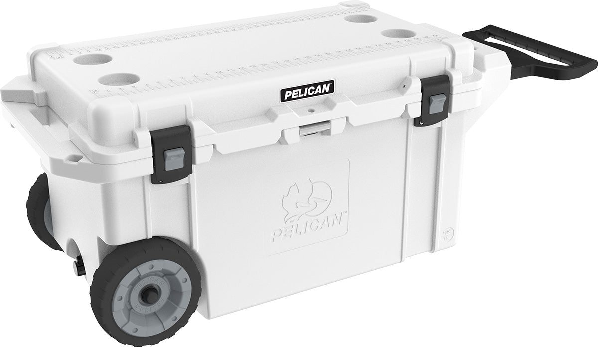 Pelican 80QW Elite Wheeled Cooler - Tan or White