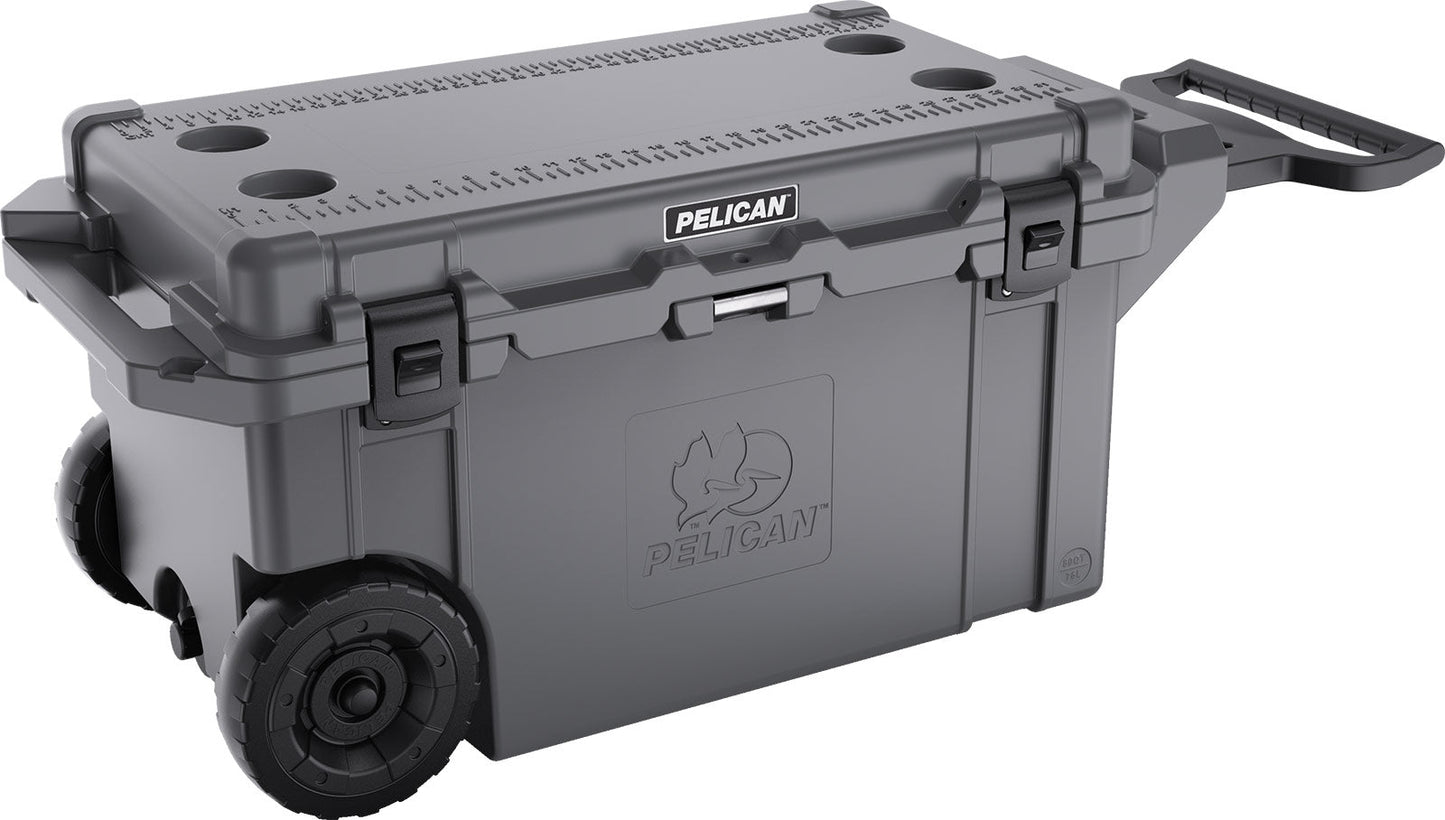 Pelican 80QW Elite Wheeled Cooler - Tan or White