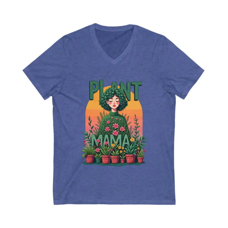 Ocean State Styles T Shirt Plant Mama V Neck Tee Breathable