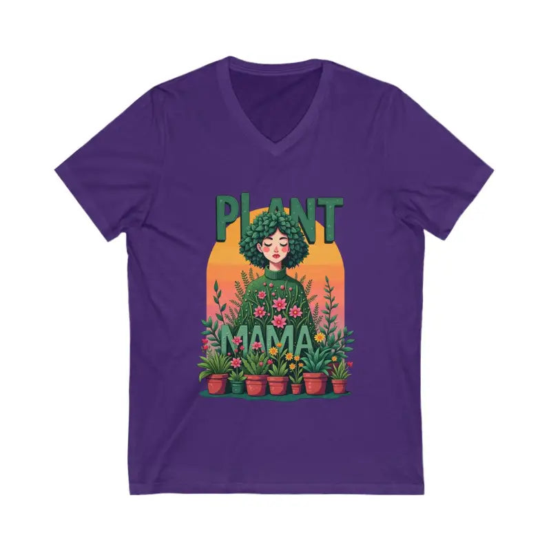 Ocean State Styles T Shirt Plant Mama V Neck Tee Breathable