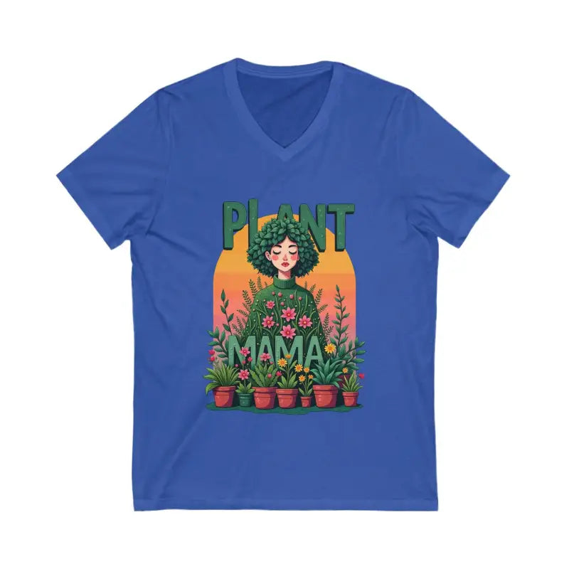 Ocean State Styles T Shirt Plant Mama V Neck Tee Breathable