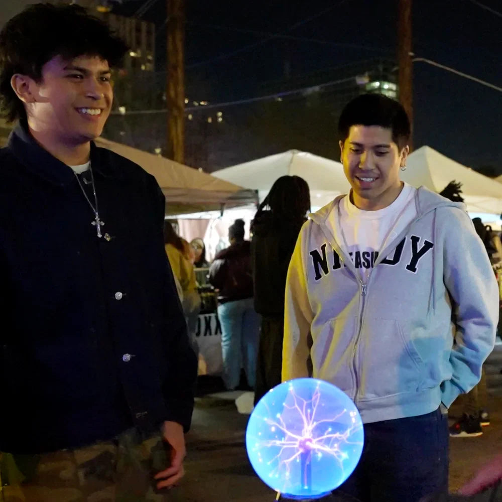 Plasma Ball Bike by Pedal Power Generator