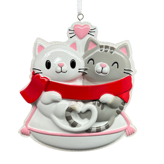 Purrfect Love Cats Ornament