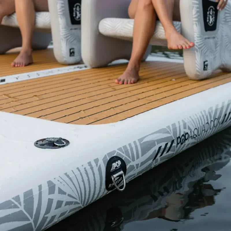 Pop Board Co 14' AquaDock - Inflatable Dock Platform and Lounger *PREORDER JULY 15TH*