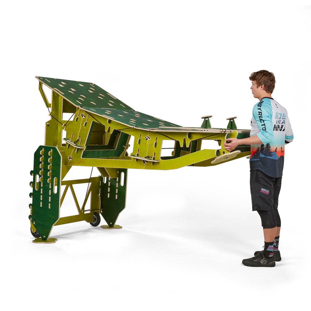 Ninja Lobo Launcher - The Loam Wolf Jump Ramp - 65"-72" Adjustable Height