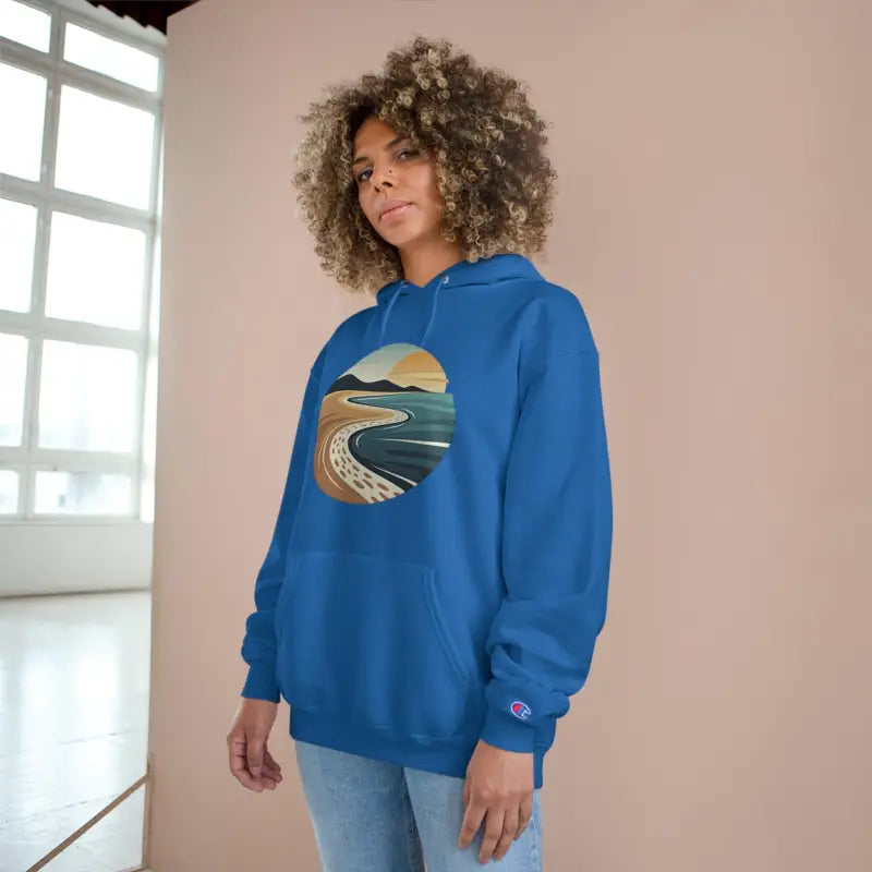 Ocean State Styles Hoodie Champion Beach Club Coastal Scene