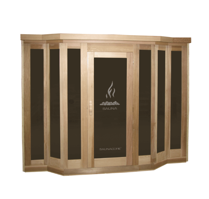 SaunaCore Vu-Classic Style Sauna