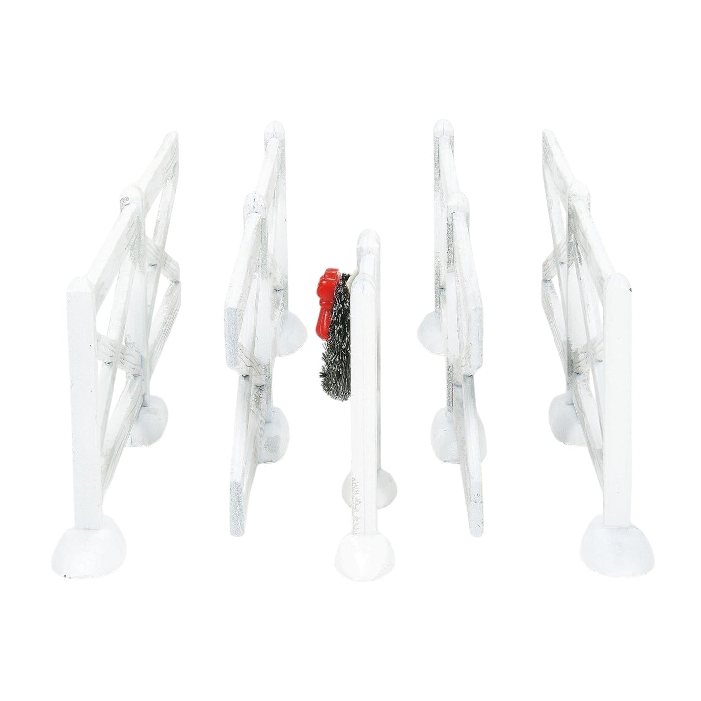 White Crossbuck Fence Set