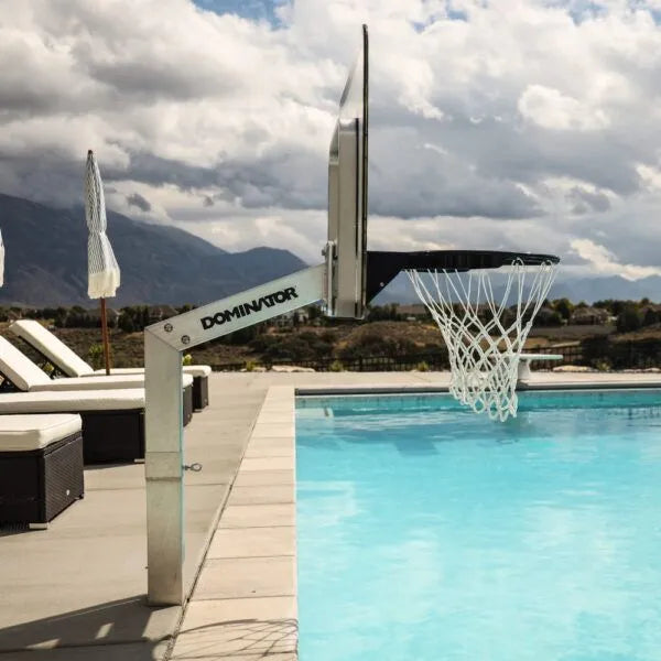 Dominator Aluminum Poolside Inground Basketball Hoop