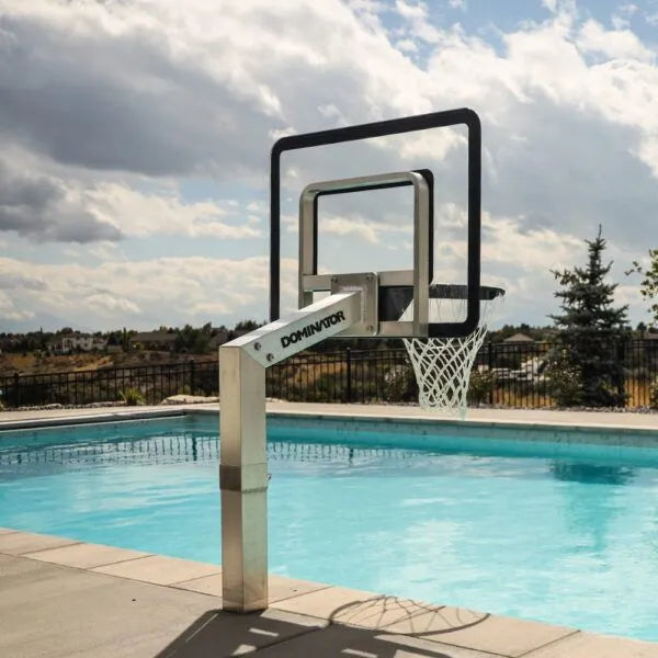 Dominator Aluminum Poolside Inground Basketball Hoop