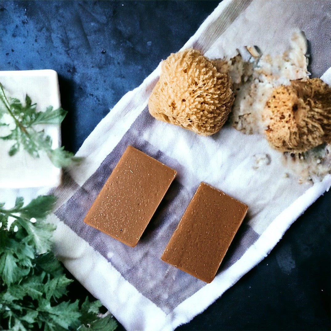 Pumpkin Spice Soap Bar Handmade Organic Shea Butter Cold Process 4.5oz