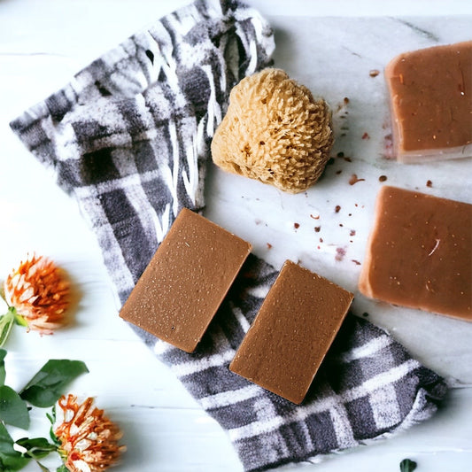 Pumpkin Spice Soap Bar Handmade Organic Shea Butter Cold Process 4.5oz