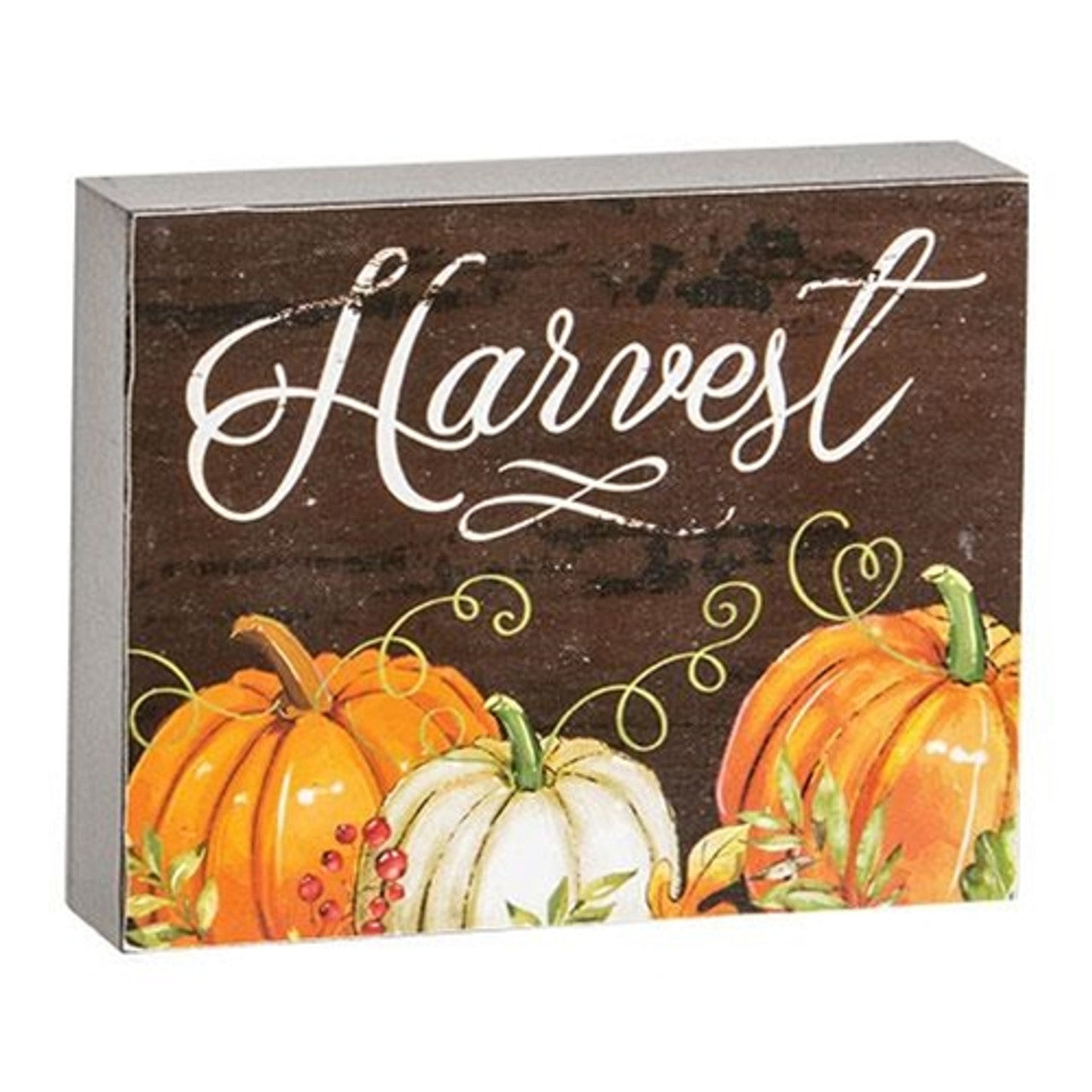 Wooden Harvest Shelf Sitter -