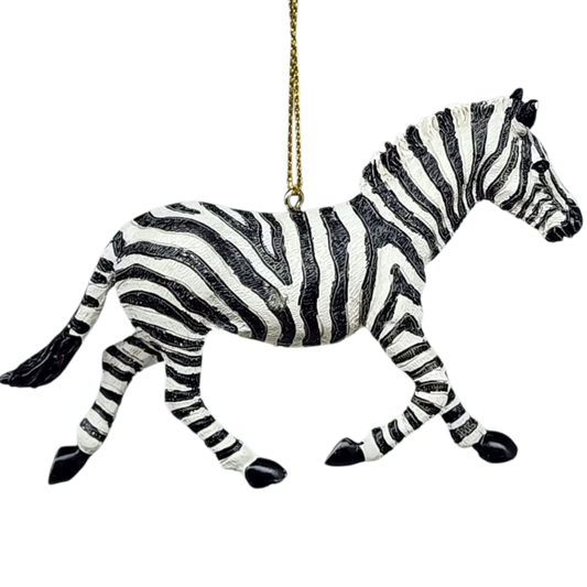 Safari Animal Ornament - Zebra