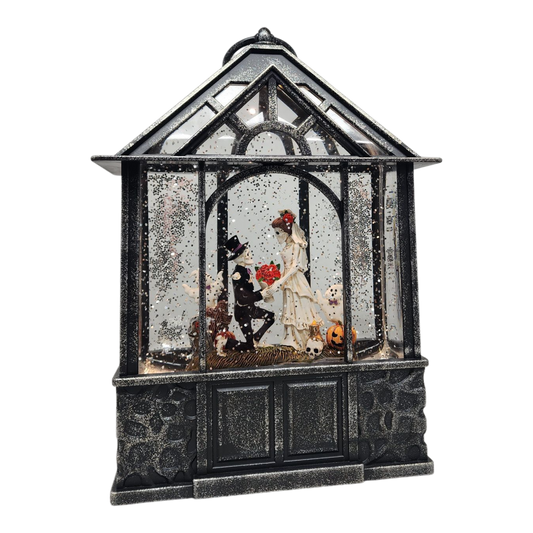 A Gruesome Proposal Lighted Waterglobe Lantern