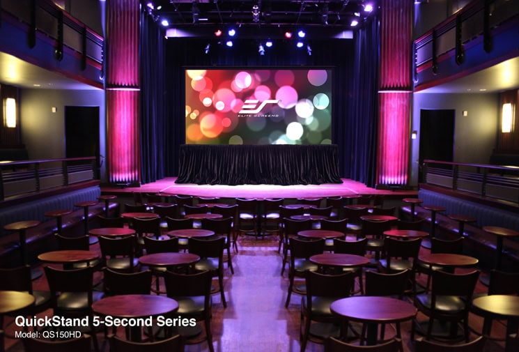 Elite Screens QuickStand 5-Second Series Portable Projector Screen