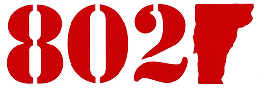 802 Decal - Red