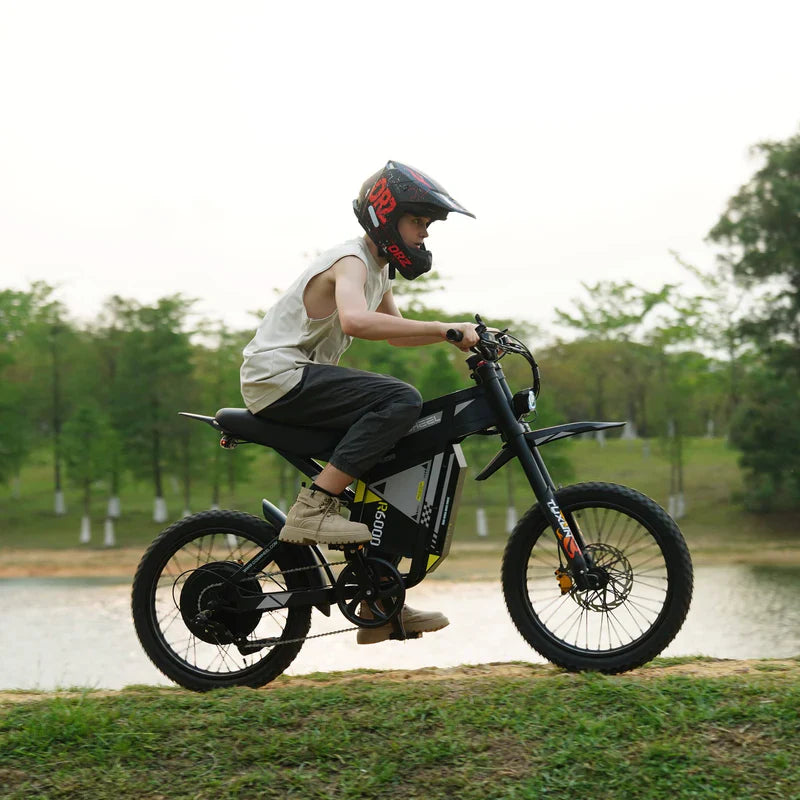 Coswheel R6000 Electric Dirt Bike - 7000W, 55MPH, 80Mi Range