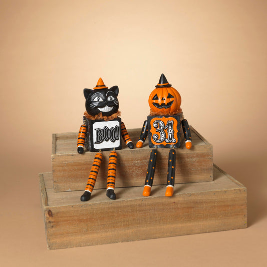 Halloween Dangle leg Shelf Sitter -