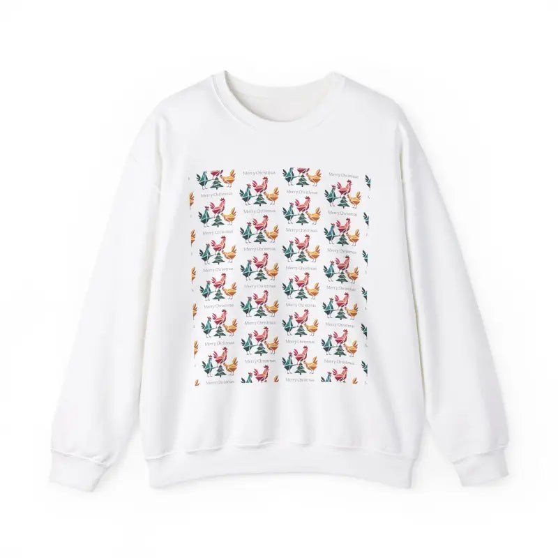 Ocean State Styles Sweatshirt Ugly Christmas Chicken Witch