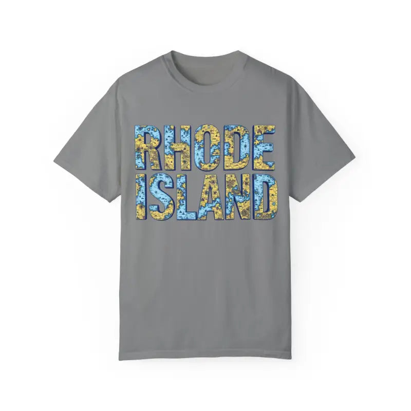 Ocean State Styles Rhode Island Garment Dyed Tee Coastal