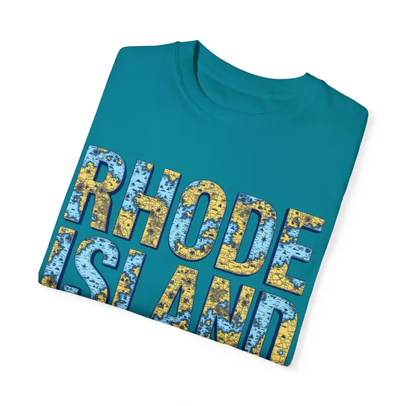 Ocean State Styles Rhode Island Garment Dyed Tee Coastal