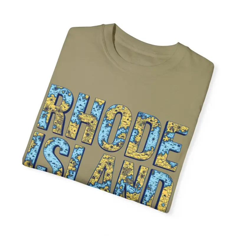 Ocean State Styles Rhode Island Garment Dyed Tee Coastal