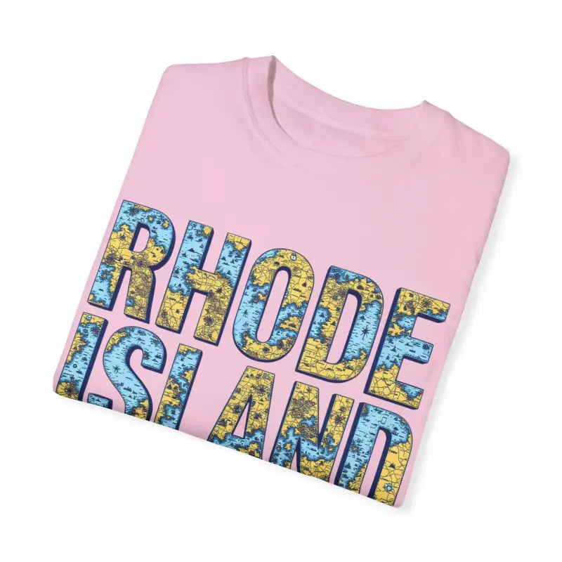 Ocean State Styles Rhode Island Garment Dyed Tee Coastal