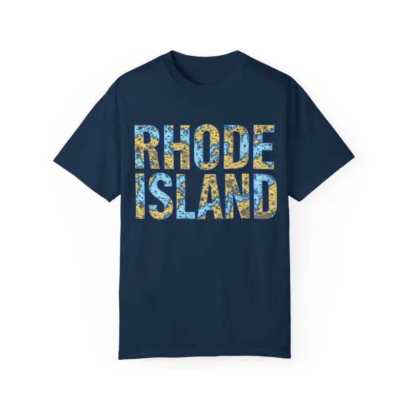 Ocean State Styles Rhode Island Garment Dyed Tee Coastal