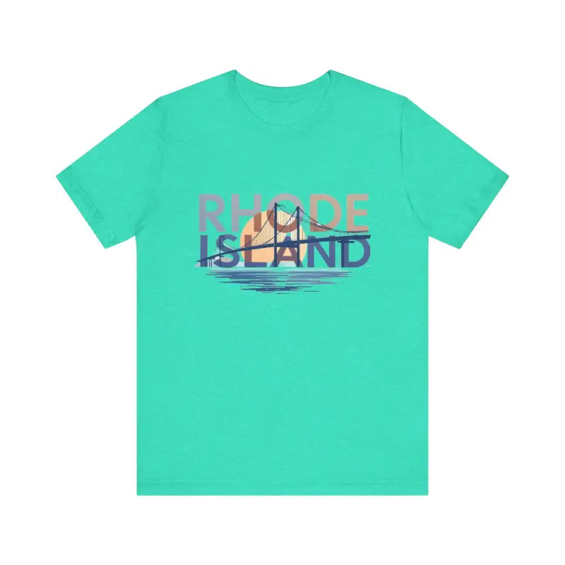 Ocean State Styles Rhode Island Graphic Jersey Tee Casual