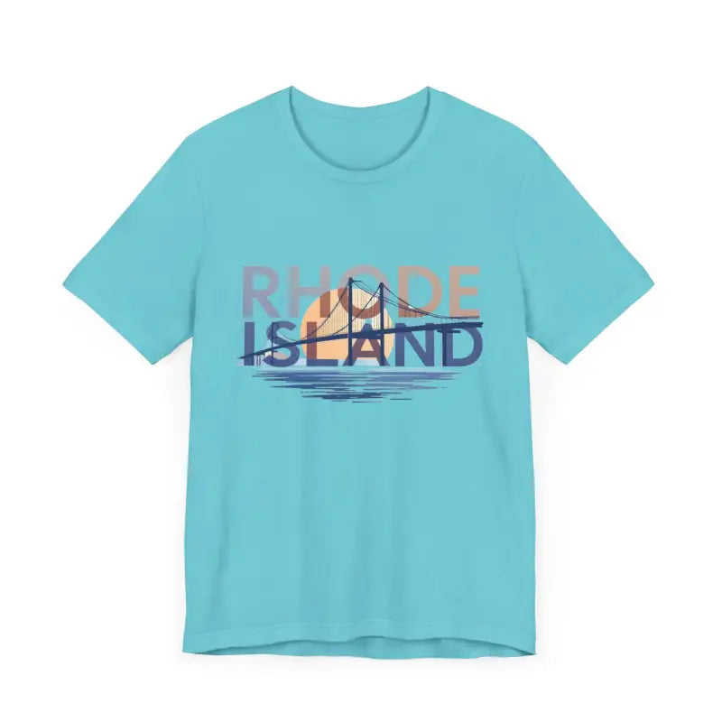 Ocean State Styles Rhode Island Graphic Jersey Tee Casual