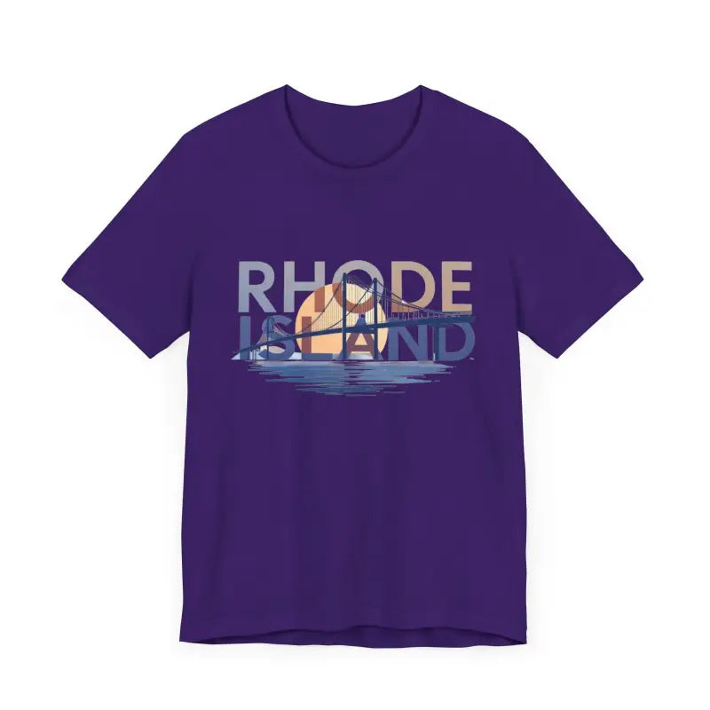 Ocean State Styles Rhode Island Graphic Jersey Tee Casual