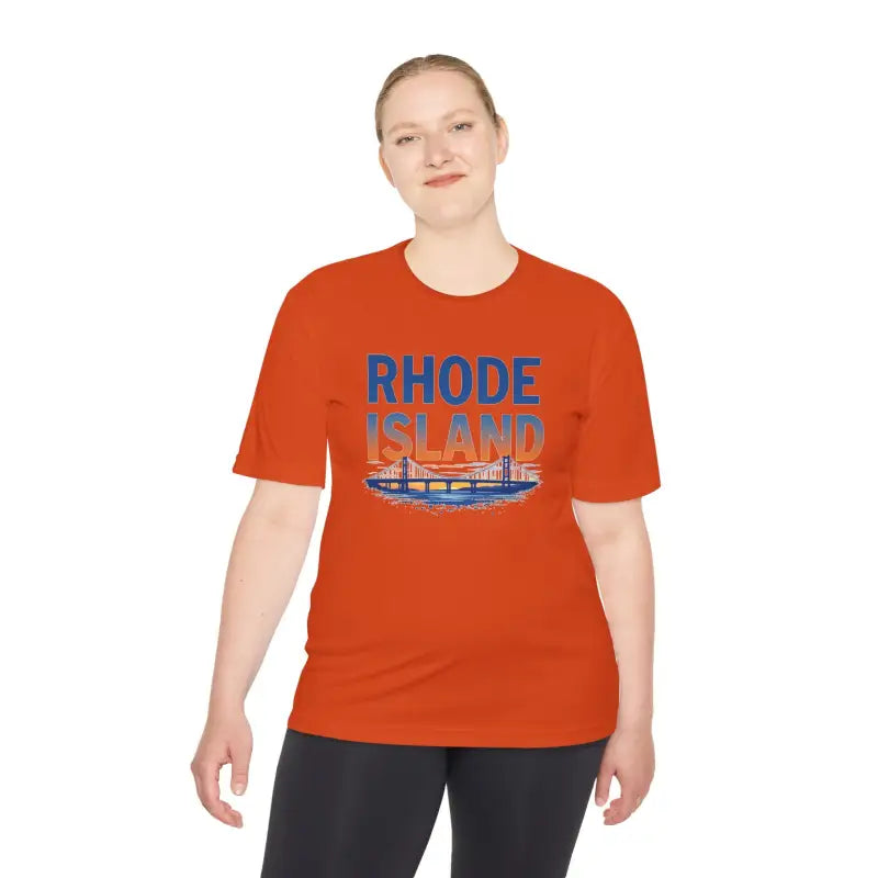 Ocean State Styles Rhode Island Graphic Unisex Tee Shirt