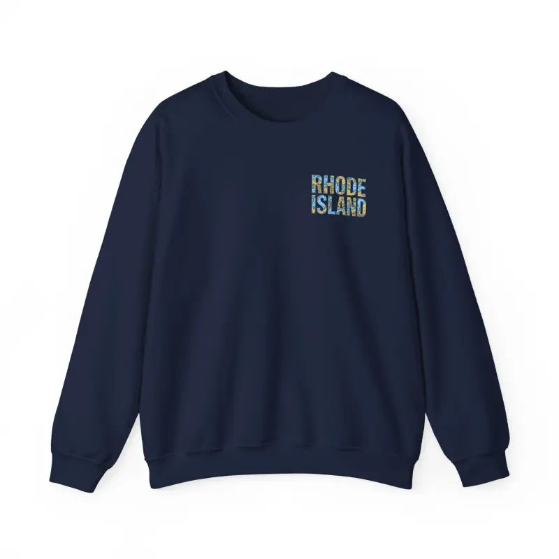Ocean State Styles Sweatshirt Rhode Island Nautical Map