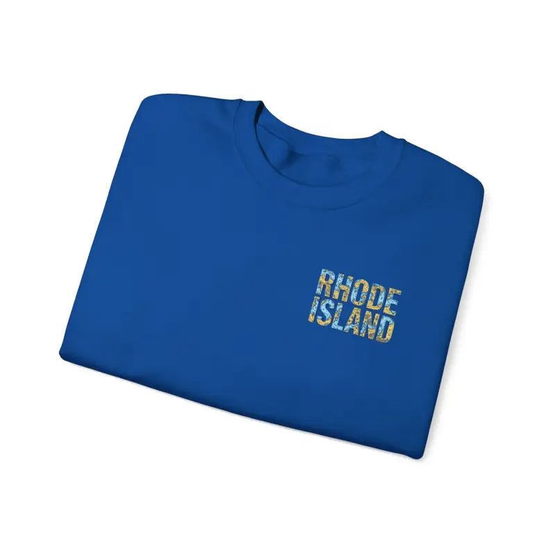 Ocean State Styles Sweatshirt Rhode Island Nautical Map