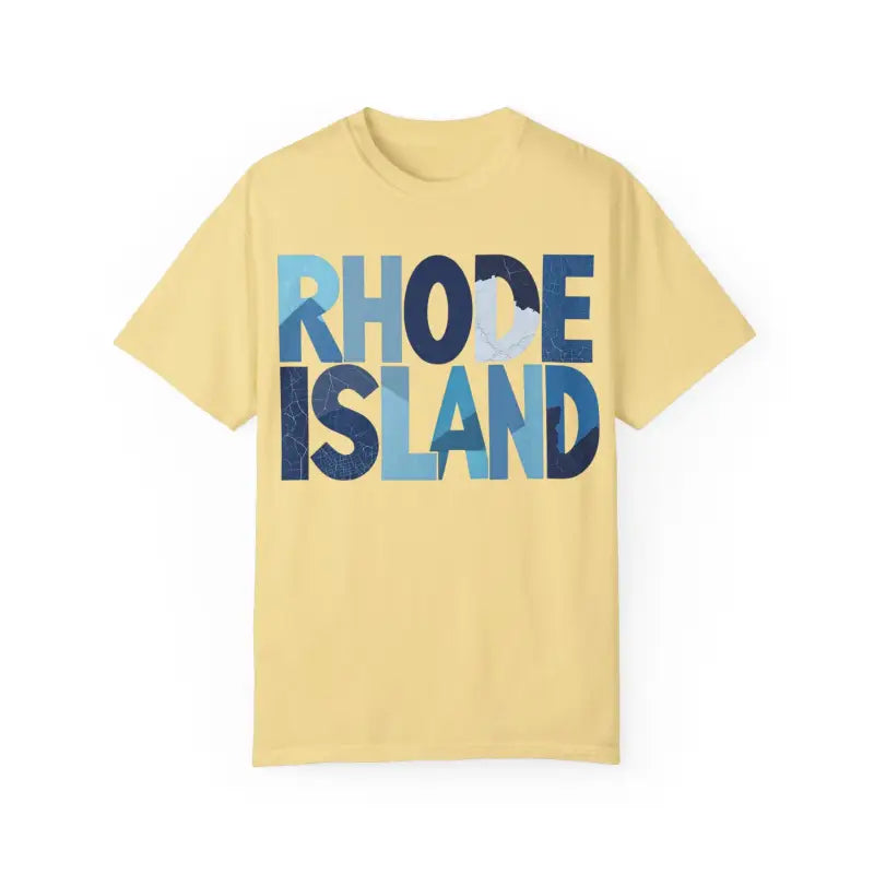 Ocean State Styles Rhode Island Unisex Garment Dyed T Shirt