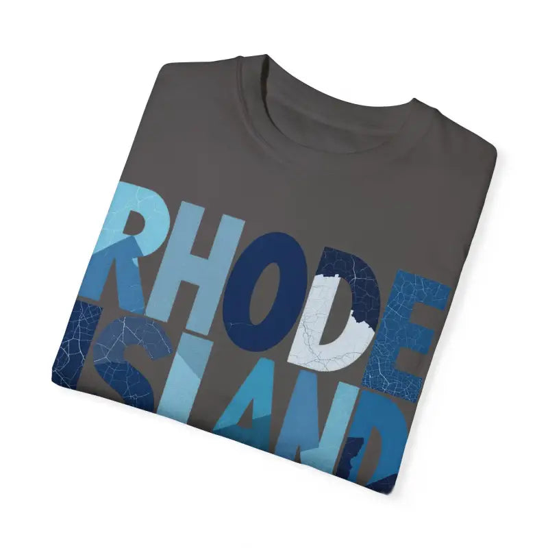 Ocean State Styles Rhode Island Unisex Garment Dyed T Shirt