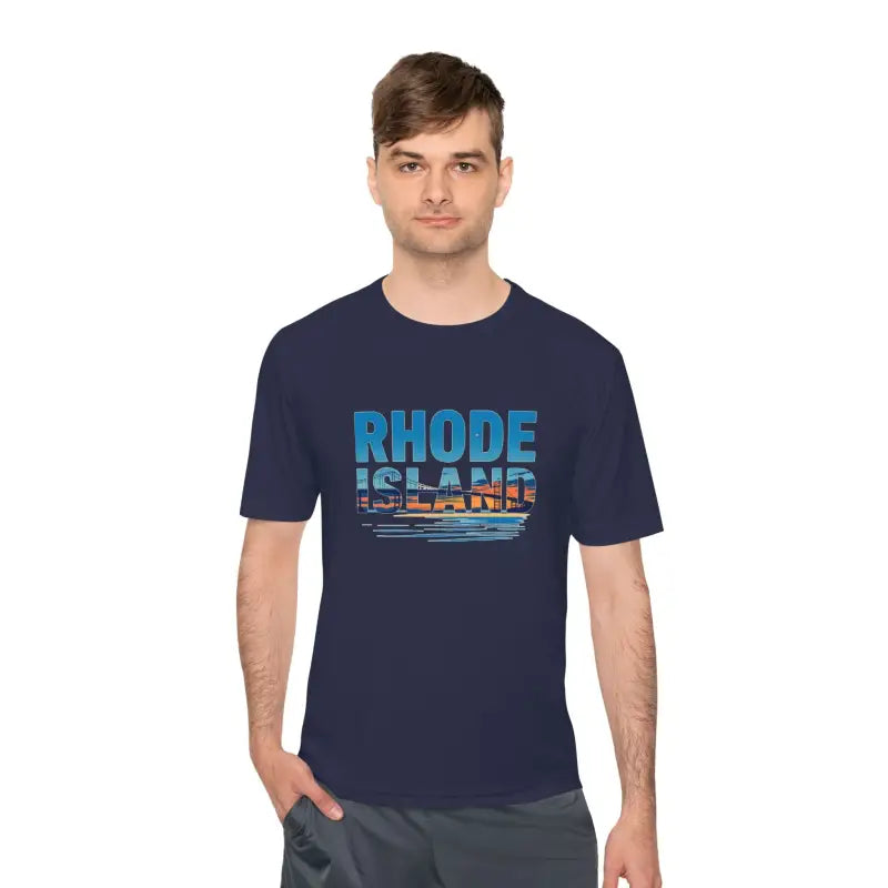 Ocean State Styles Rhode Island T Shirt Moisture Wicking