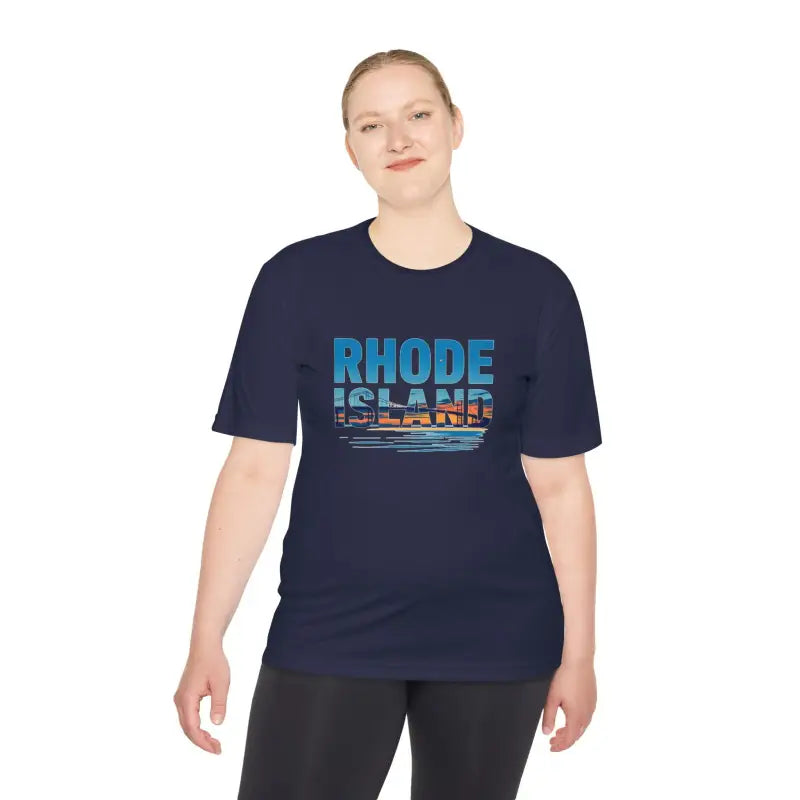 Ocean State Styles Rhode Island T Shirt Moisture Wicking