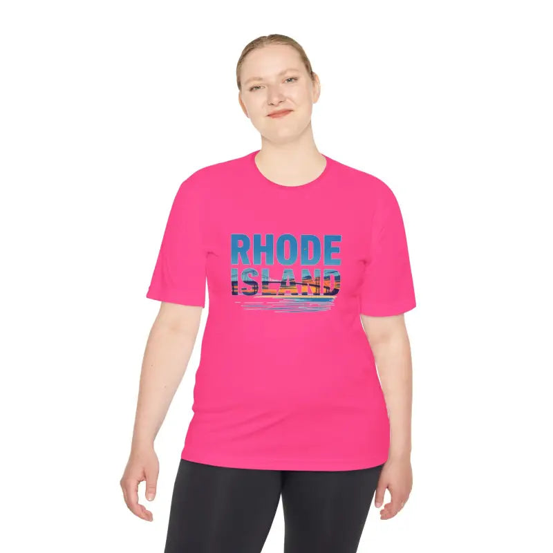 Ocean State Styles Rhode Island T Shirt Moisture Wicking