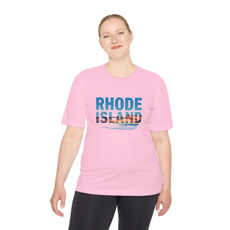 Ocean State Styles Rhode Island T Shirt Moisture Wicking