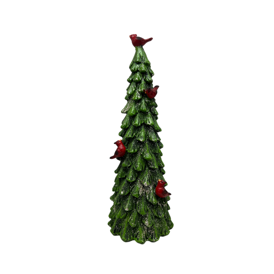 Glitter Cardinal Tree Large